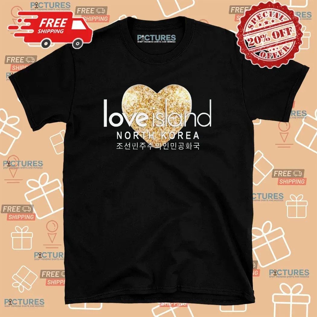 Love Land North Korea Heart T Shirt