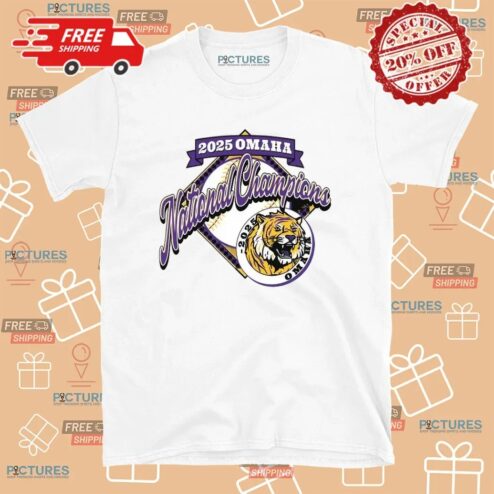 Lsu Tigers Baton Rouge National Champions Baseball 2025 Omaha T Shirt