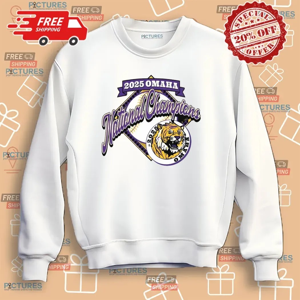 Lsu Tigers Baton Rouge National Champions Baseball 2025 Omaha T Shirt