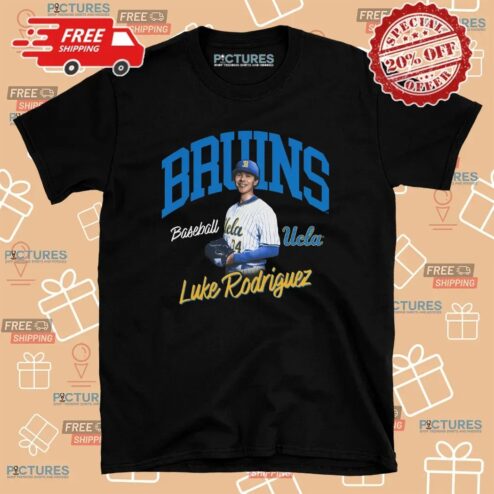 Luke Rodriguez Ucla Bruins Baseball Illustrated T Shirt
