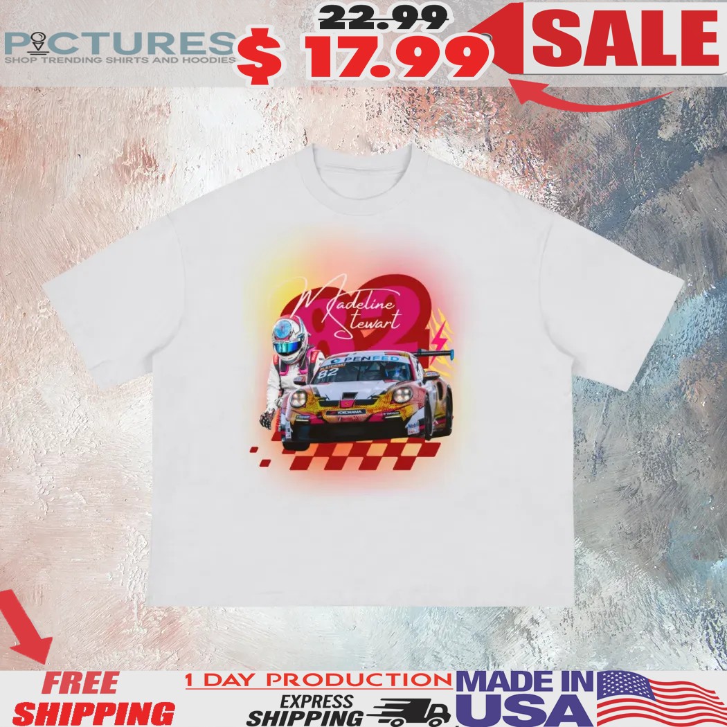 Madeline Stewart 2025 Vintage Nascar Style T Shirt
