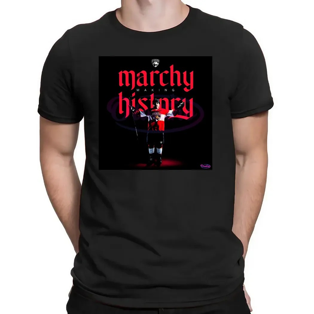 Marchy Making History Florida Panthers Hockey Player T Shirt