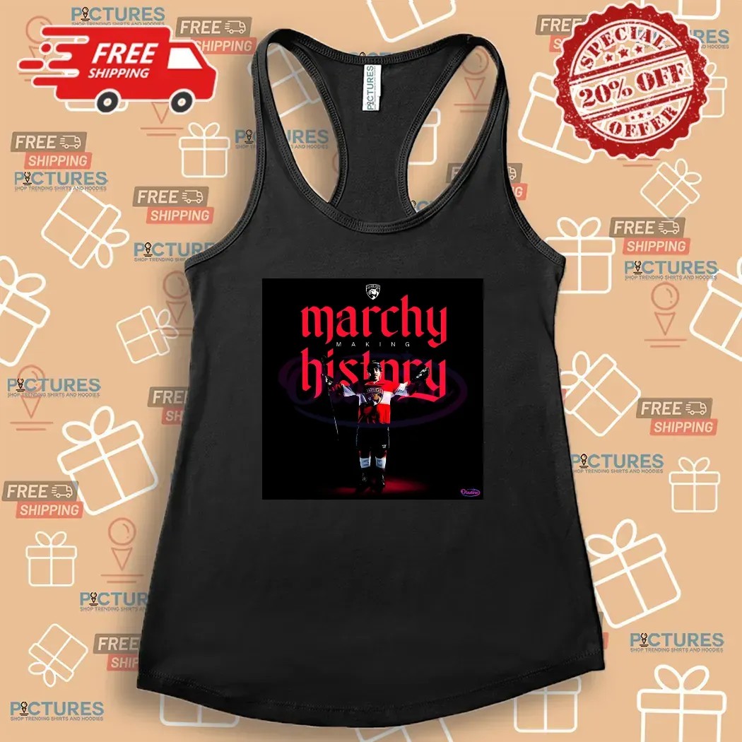 Marchy Making History Florida Panthers Hockey Player T Shirt