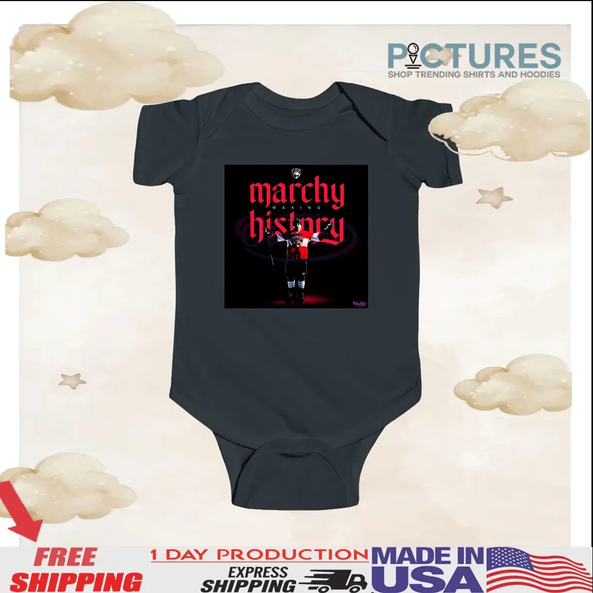 Marchy Making History Florida Panthers Hockey Player T Shirt