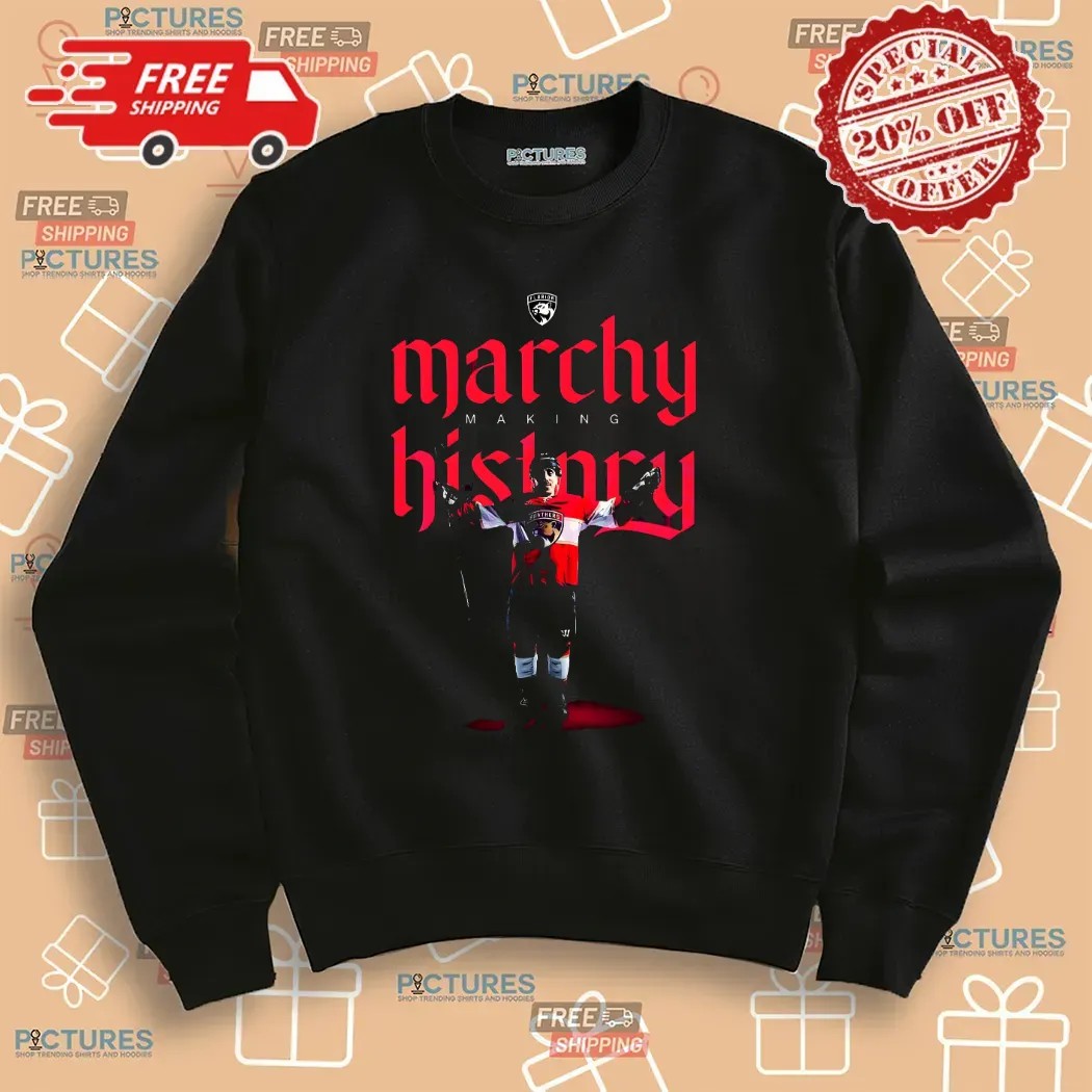 Marchy Making History Florida Panthers Hockey Player T Shirt