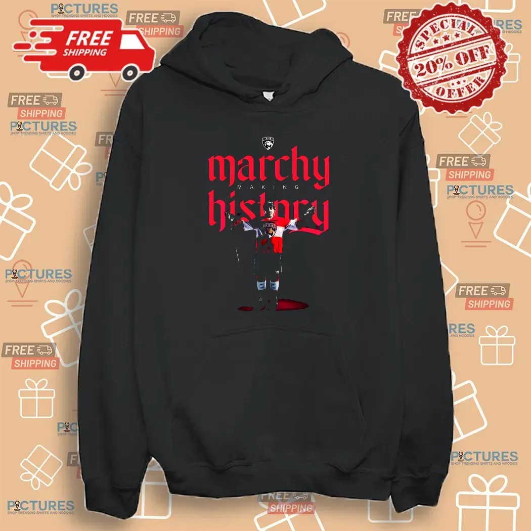 Marchy Making History Florida Panthers Hockey Player T Shirt