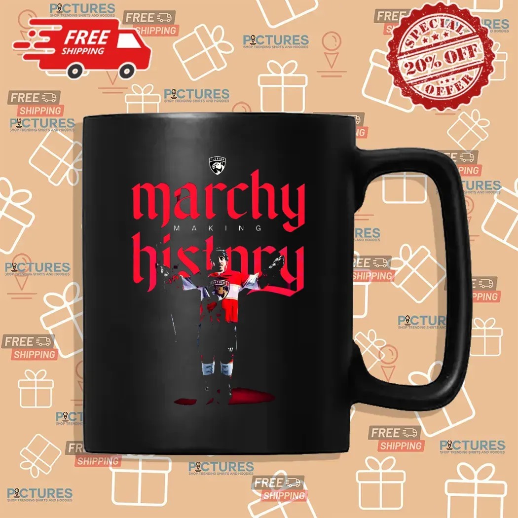 Marchy Making History Florida Panthers Hockey Player T Shirt