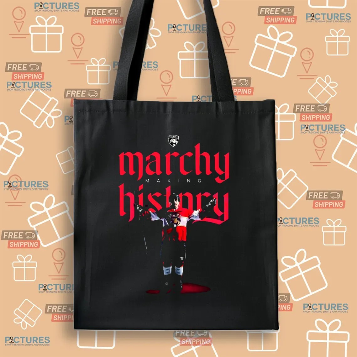 Marchy Making History Florida Panthers Hockey Player T Shirt