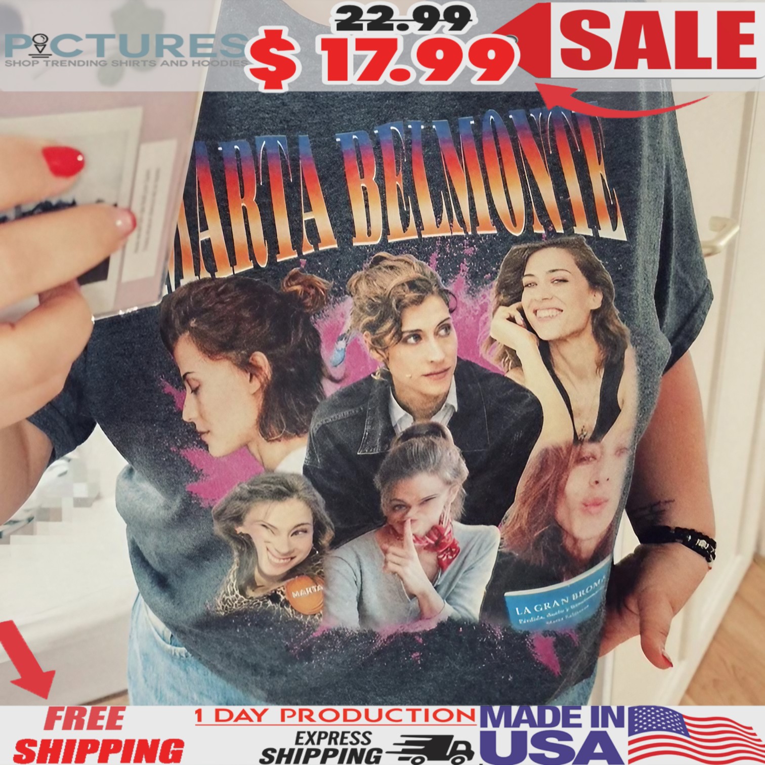 Marta Belmonte Vintage Bootleg T Shirt