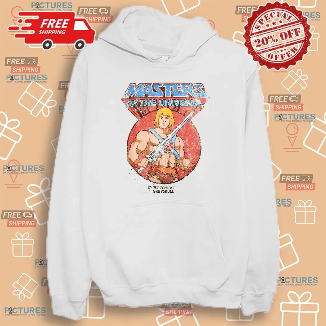 Masters of The Universe He-Man By Power Of Greyskull T Shirt