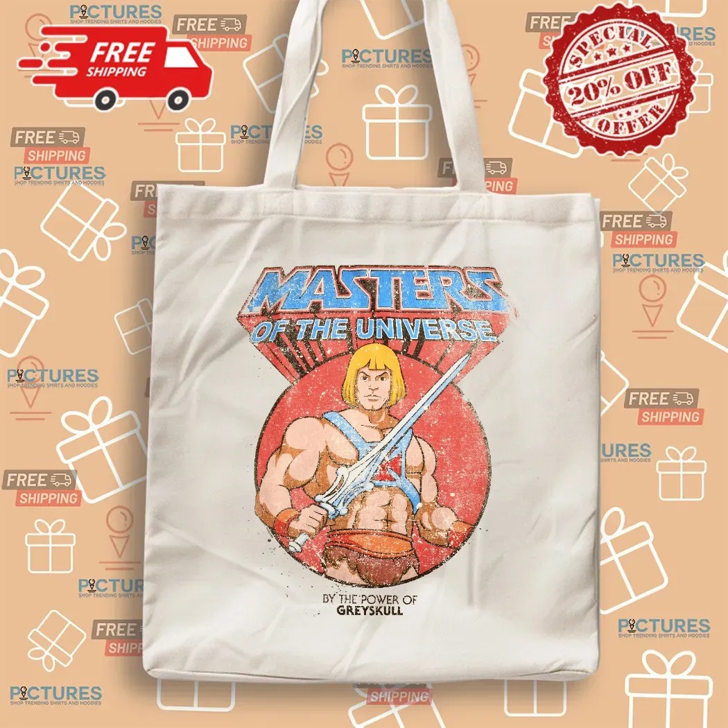 Masters of The Universe He-Man By Power Of Greyskull T Shirt