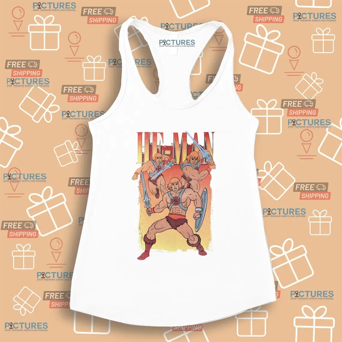 Masters of the Universe He-Man Power Vintage T Shirt