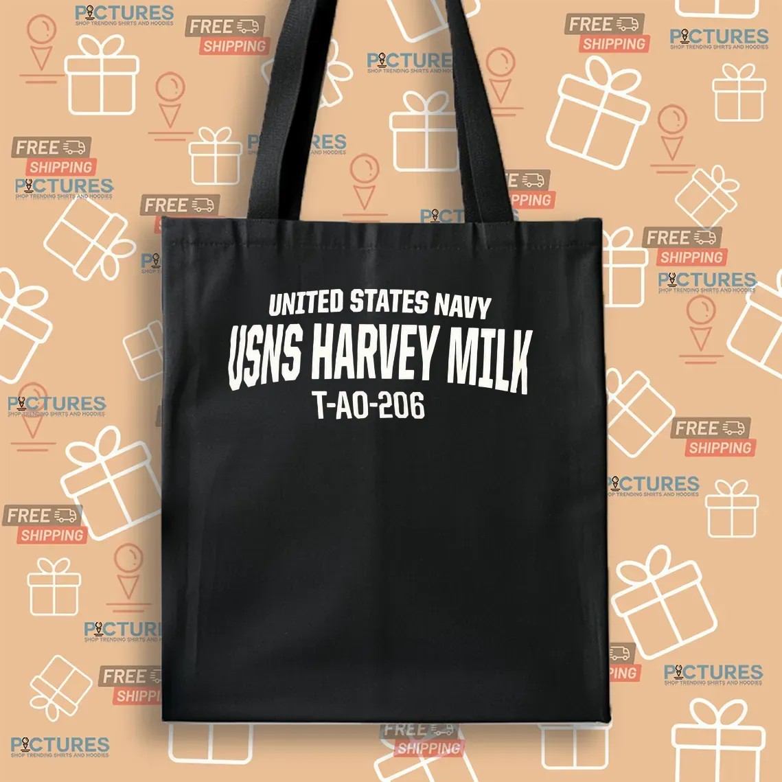 Matt Bomer Wearing United States Navy UNS Harvey Milk T Shirt