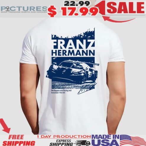 Max Verstappen Franz Hermann 2025 Signature T Shirt