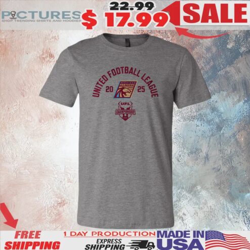 Michigan Panthers United Football League 2025 UFL Championship Game T Shirt