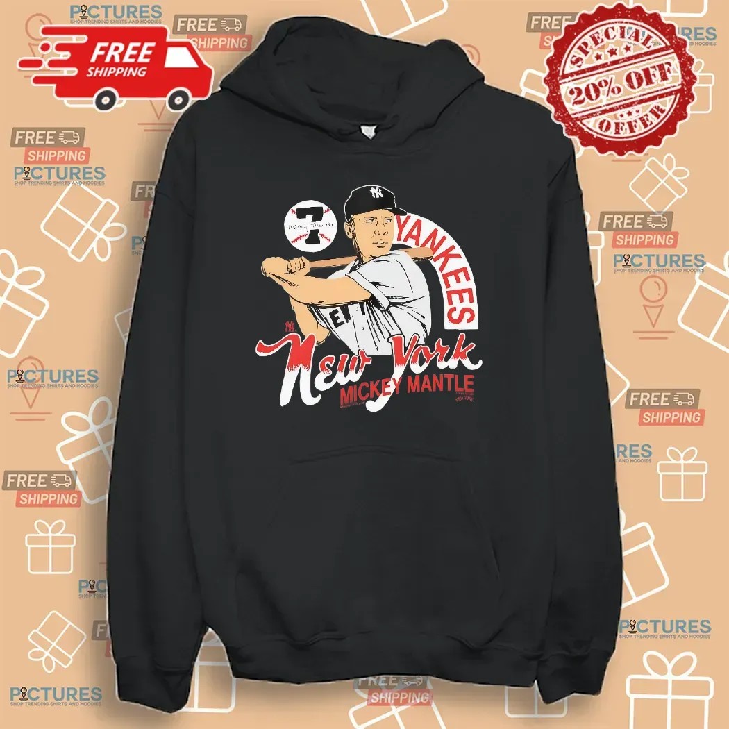 Mickey Mantle New York Yankees Best Player Signature T Shirt