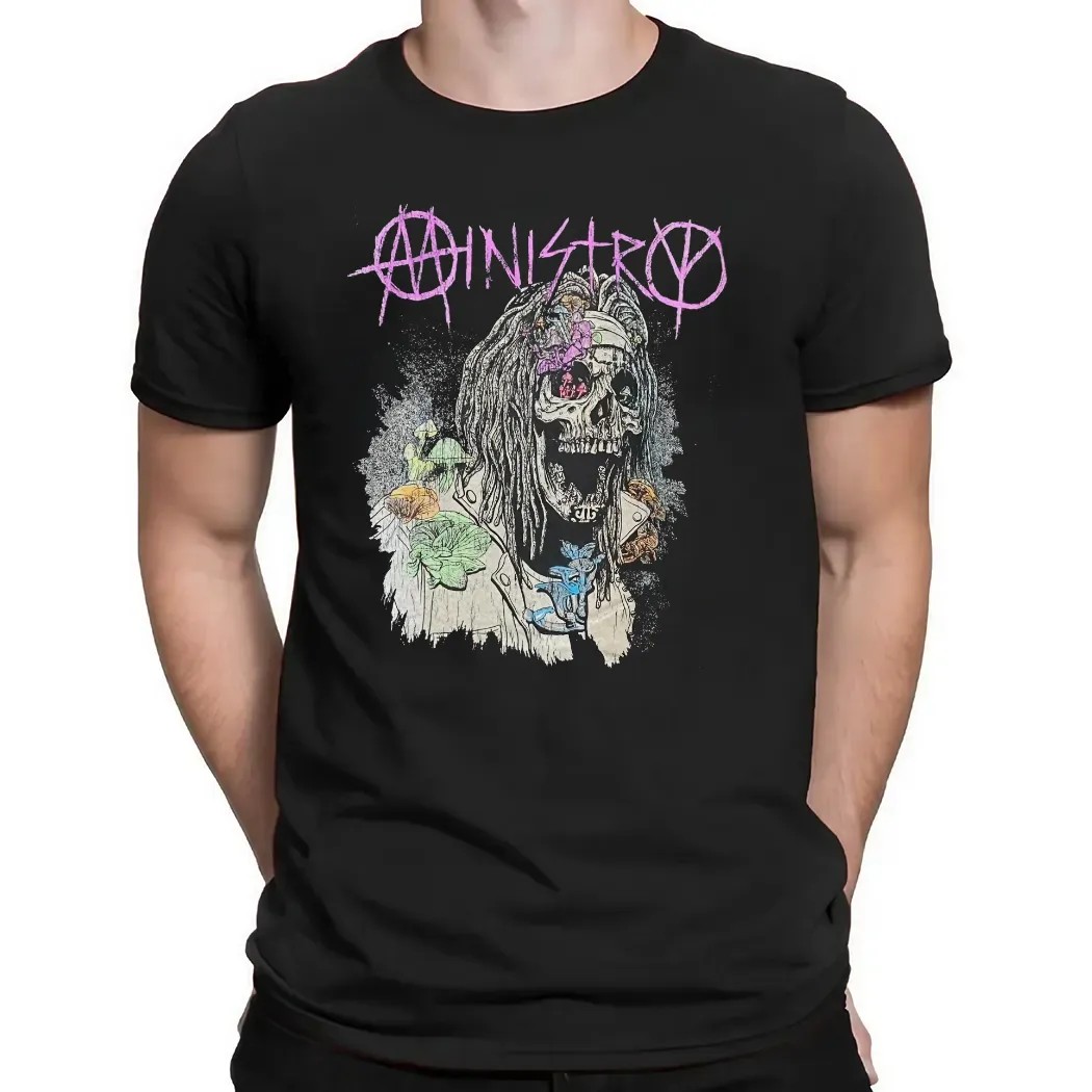 Ministry Mushroom North America 2024 Tour Schedule Lists Two Sides T Shirt