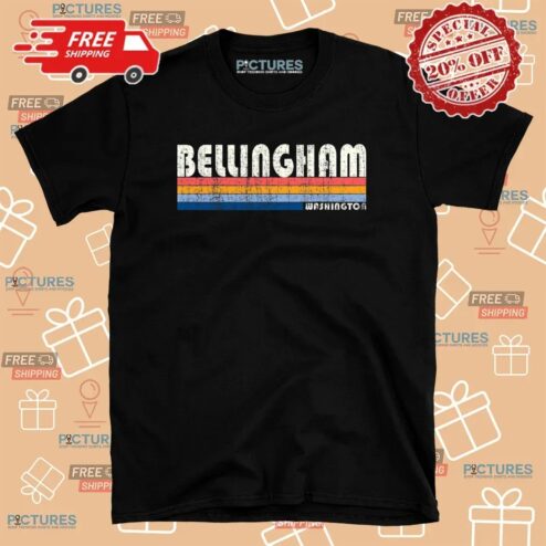 Misha Collins Wearing Bellingham Washington Retro T Shirt