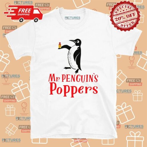 Mr. Penguin's Poppers Rush Meme T Shirt