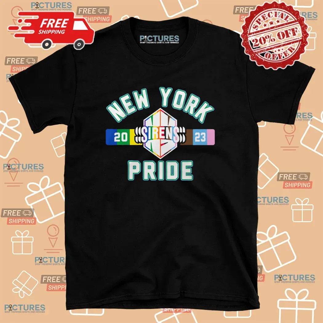 New York Sirens Stadium Issue Pride Vintage T Shirt