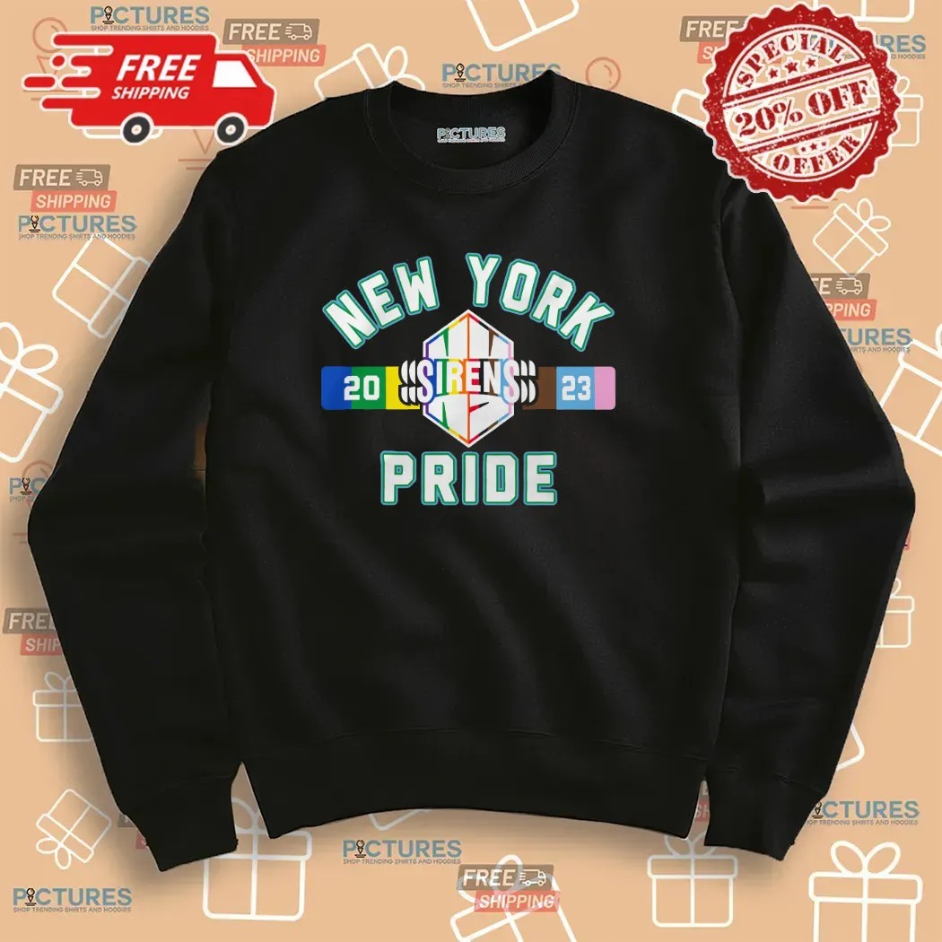 New York Sirens Stadium Issue Pride Vintage T Shirt