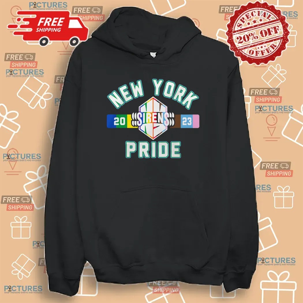 New York Sirens Stadium Issue Pride Vintage T Shirt