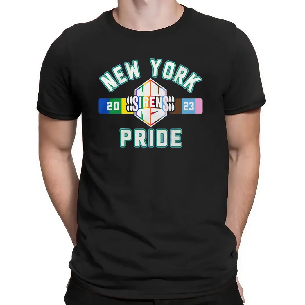 New York Sirens Stadium Issue Pride Vintage T Shirt