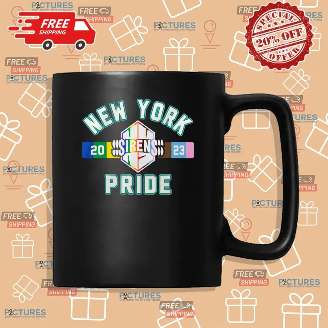 New York Sirens Stadium Issue Pride Vintage T Shirt