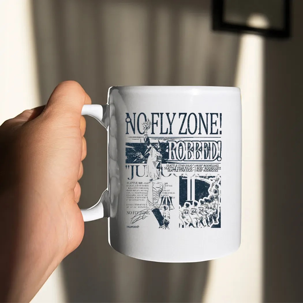 No Fly Zone Robbed Julio Rodriguez Seattle Mariners Headline T Shirt