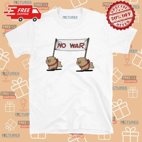 No War Peace Puppy T Shirt