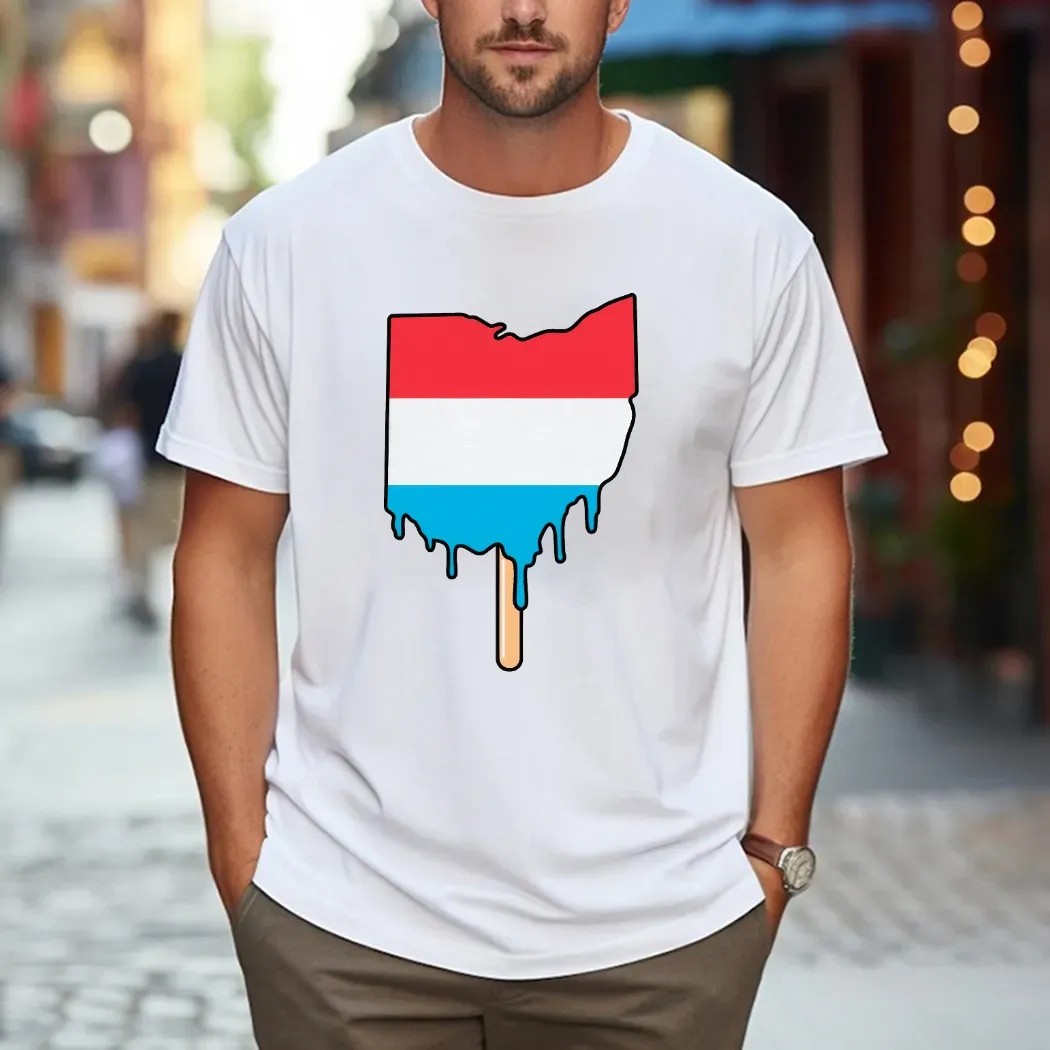 Ohio Popsicle Keep It Cool Map Ice Scream T Shirt Ohio Popsicle Keep It Cool Map Ice Scream T Shirt