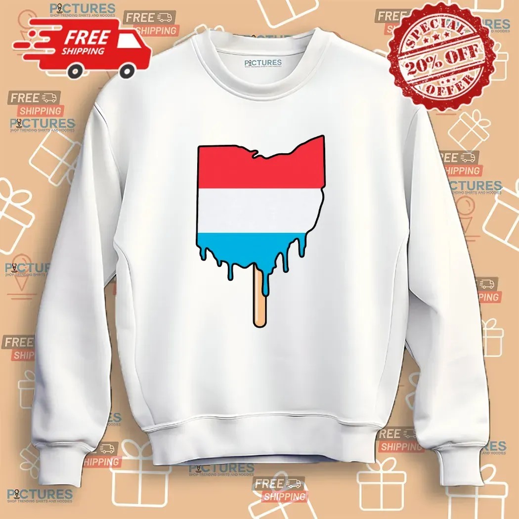 Ohio Popsicle Keep It Cool Map Ice Scream T Shirt Ohio Popsicle Keep It Cool Map Ice Scream T Shirt