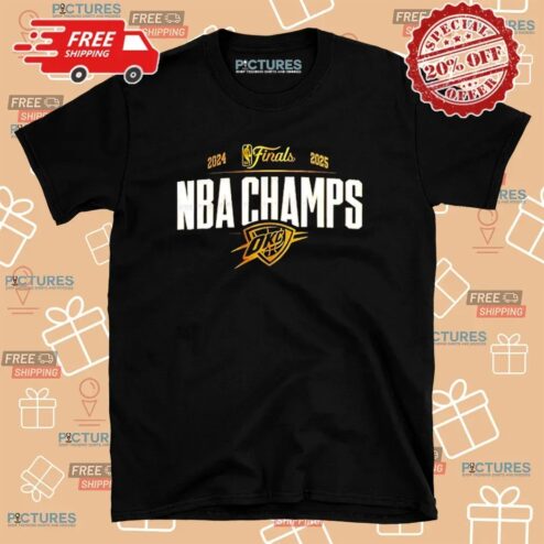 Okalahoma City Thunder NBA Finals Champions 2025 T Shirt