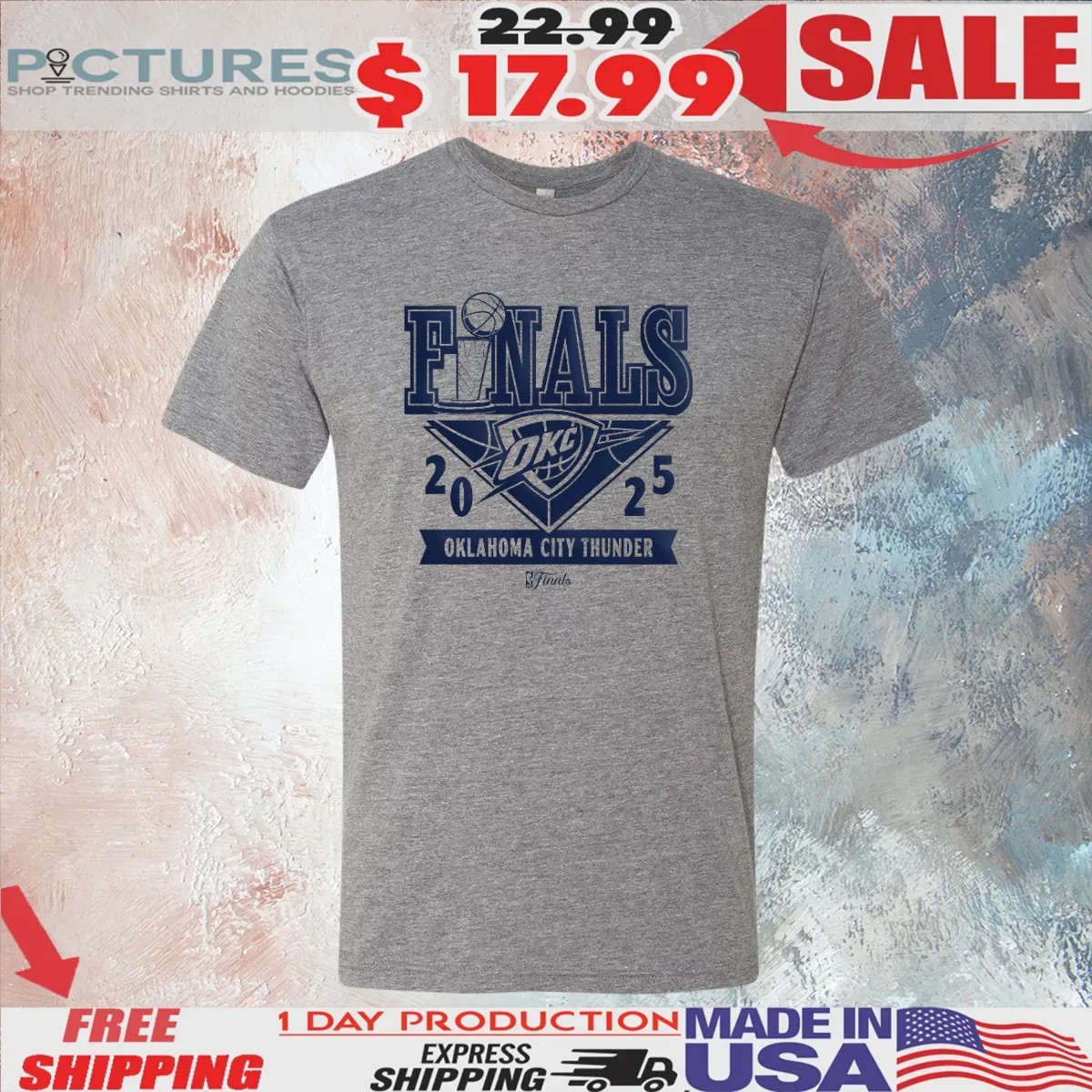 Oklahoma City Thunder 2025 NBA Finals Sportiqe Duke T Shirt