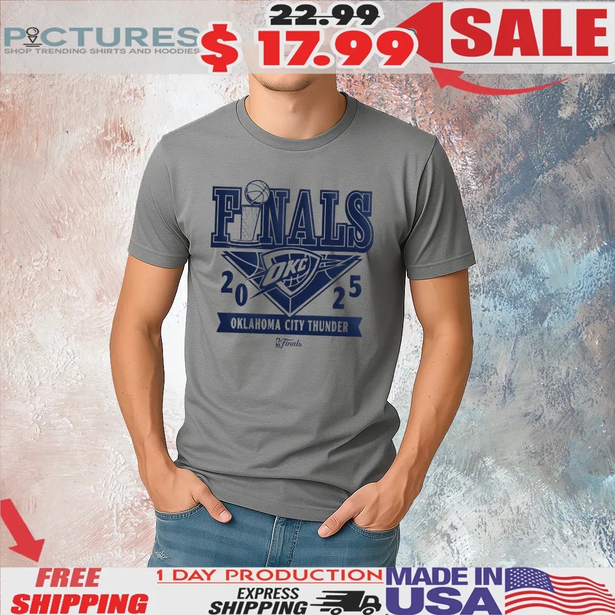 Oklahoma City Thunder 2025 NBA Finals Sportiqe Duke T Shirt
