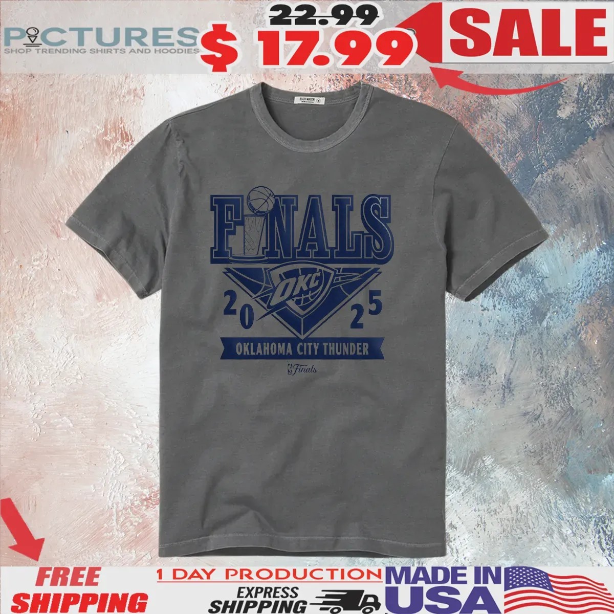 Oklahoma City Thunder 2025 NBA Finals Sportiqe Duke T Shirt