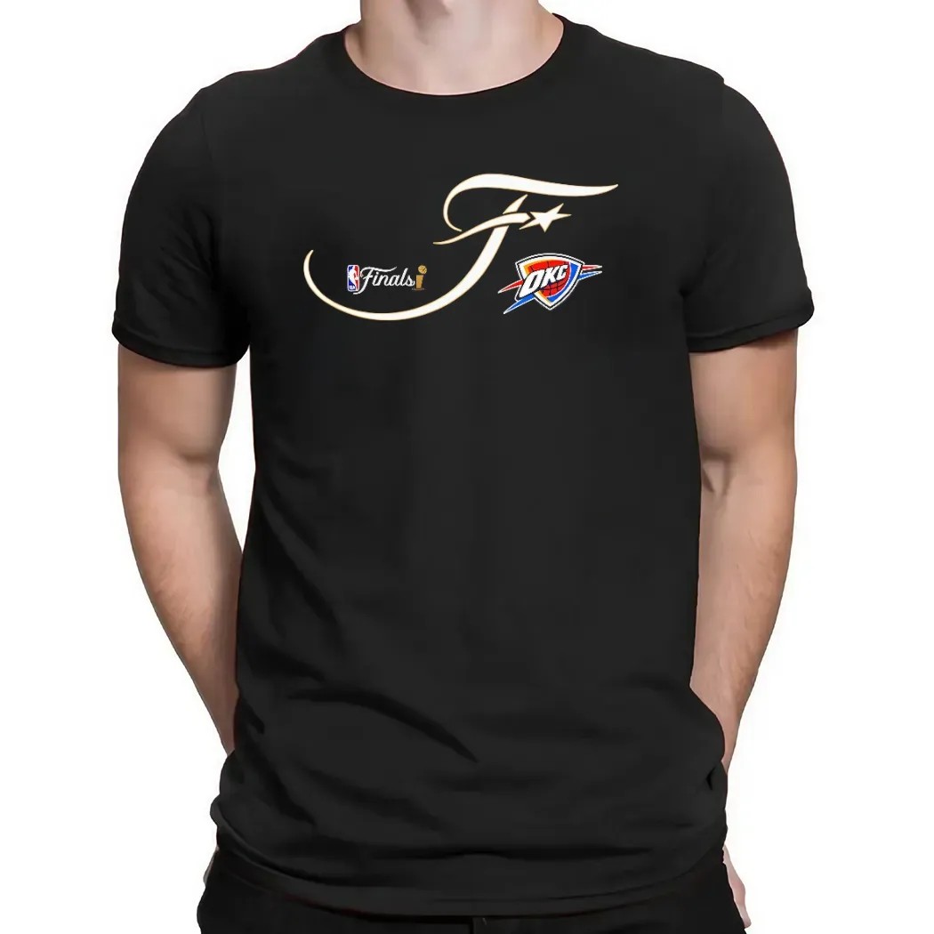 Oklahoma City Thunder 2025 NBA Finals Sportiqe Script T Shirt