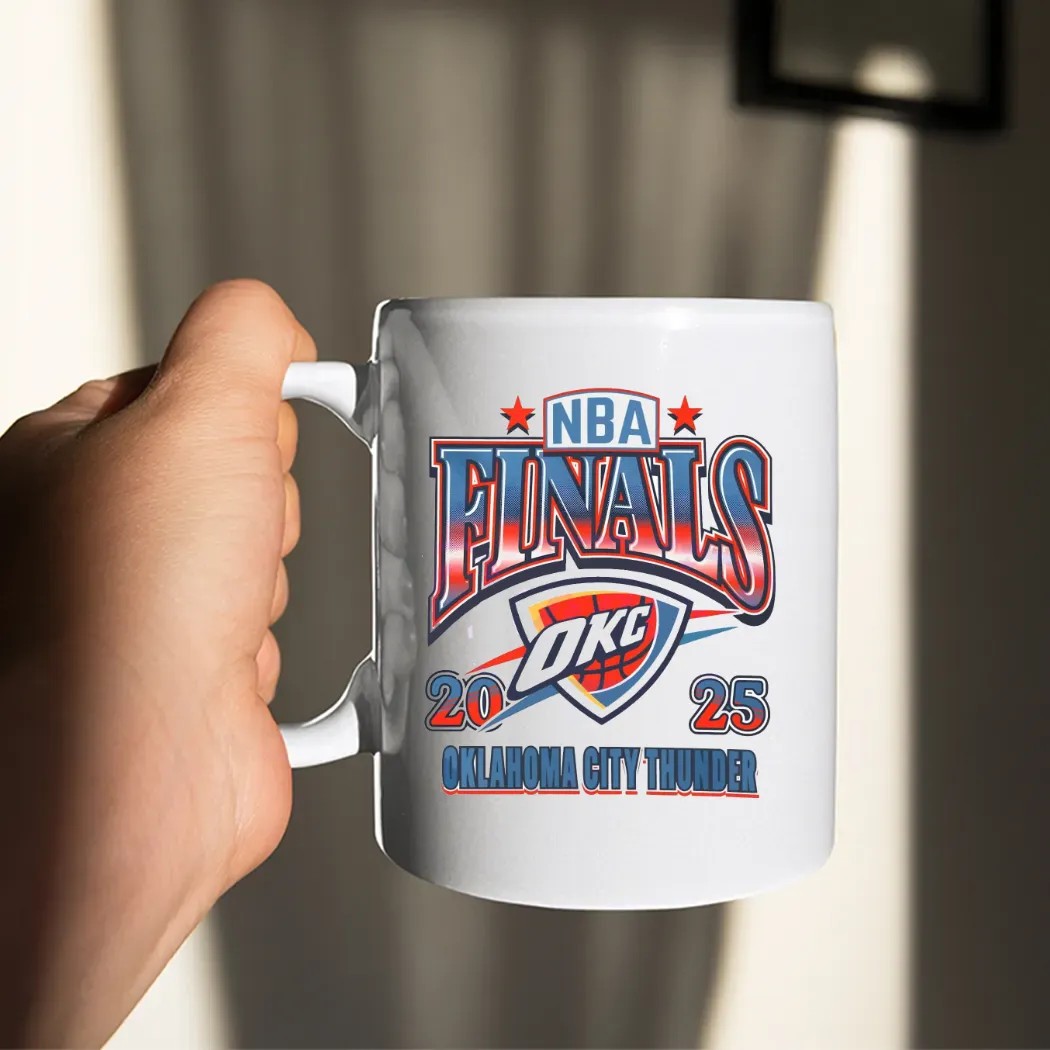 Oklahoma City Thunder 2025 Nba Finals Stars Arch Logo T Shirt ...