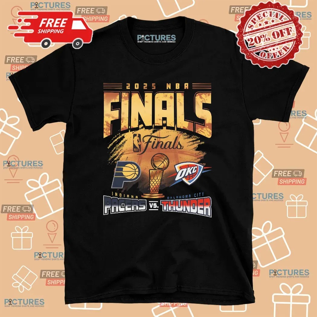 Oklahoma City Thunder Vs Indiana Pacers 2025 NBA Finals Matchup T Shirt