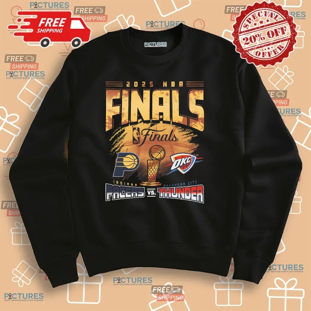 Oklahoma City Thunder Vs Indiana Pacers 2025 NBA Finals Matchup T Shirt