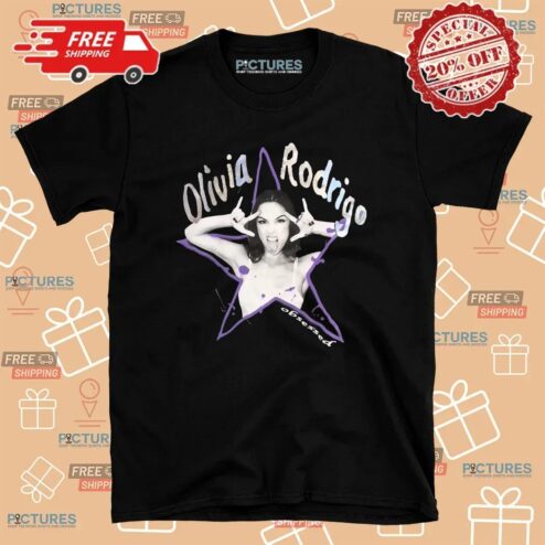 Olivia Rodrigo Obsessed Star T Shirt