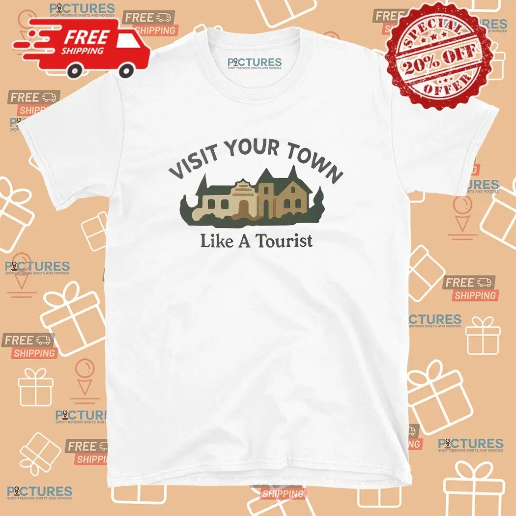 Olivia Rodrigo Wearing Visit Your Town Like A Tourist T Shirt