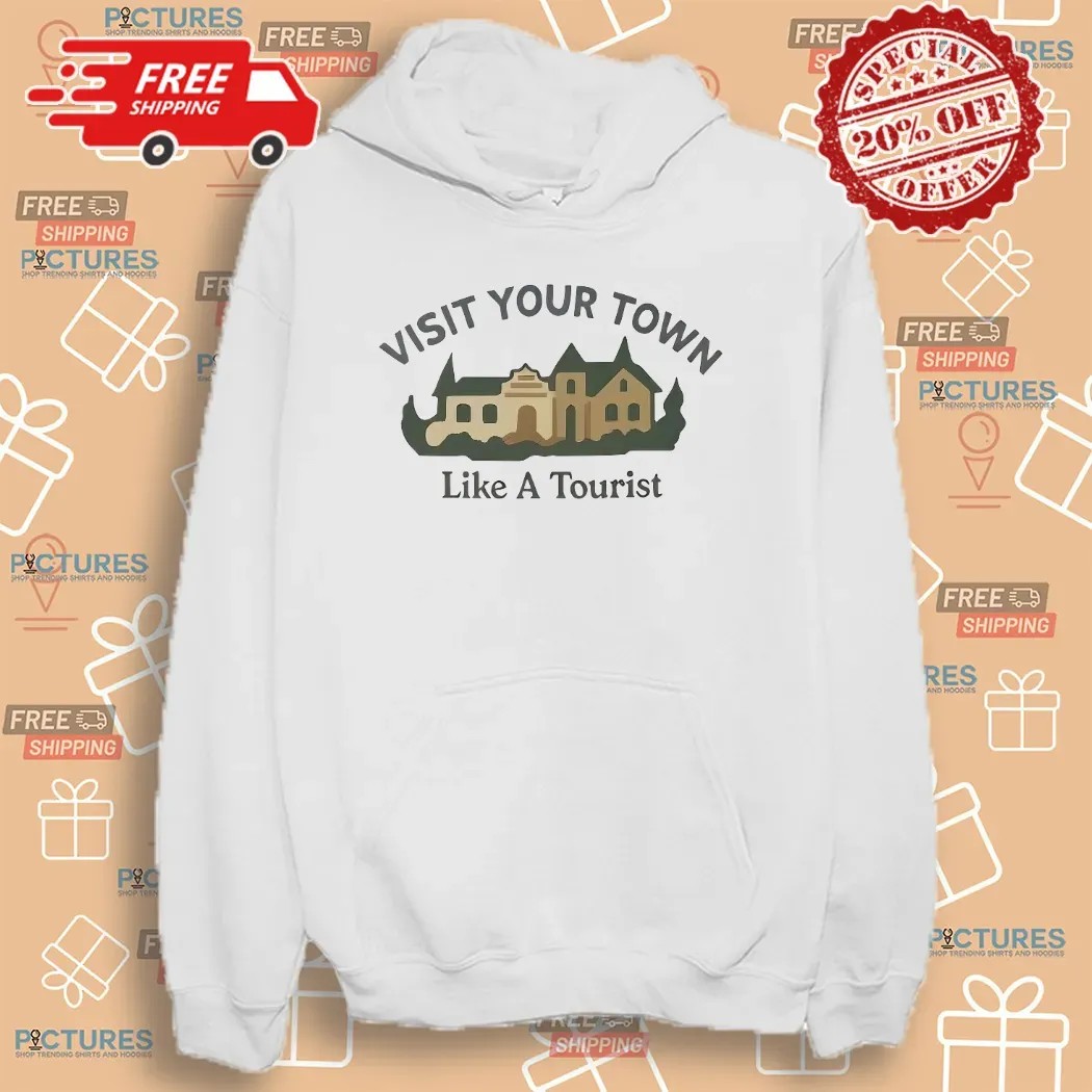 Olivia Rodrigo Wearing Visit Your Town Like A Tourist T Shirt