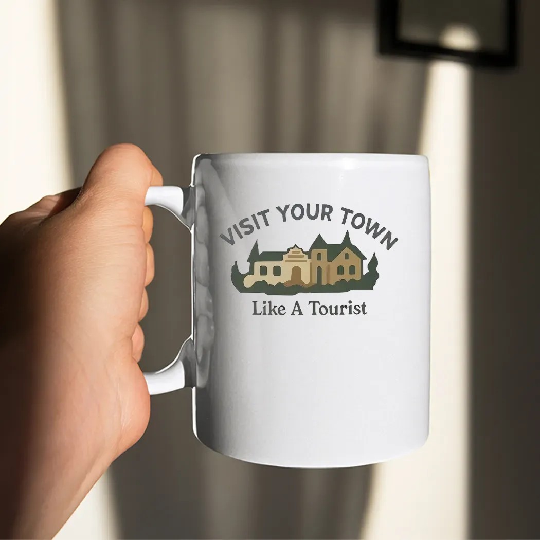 Olivia Rodrigo Wearing Visit Your Town Like A Tourist T Shirt