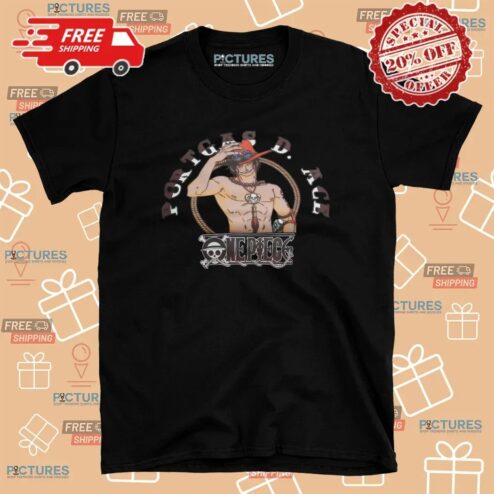 One Piece Portgas D Ace Portrait T Shirt