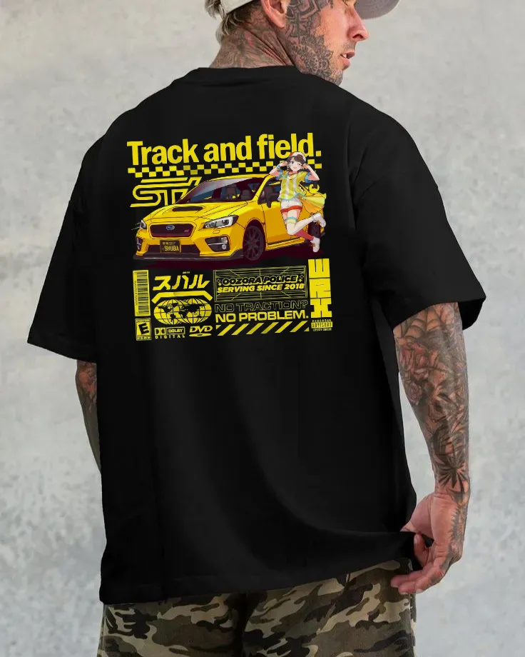 Oozora Subaru Hololive Track And Field Racing Car T Shirt