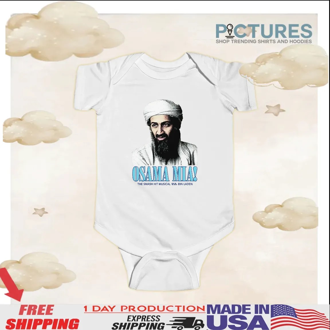 Osama Mia The Smash Hit Musical Based On The Life Of Bin Laden T Shirt