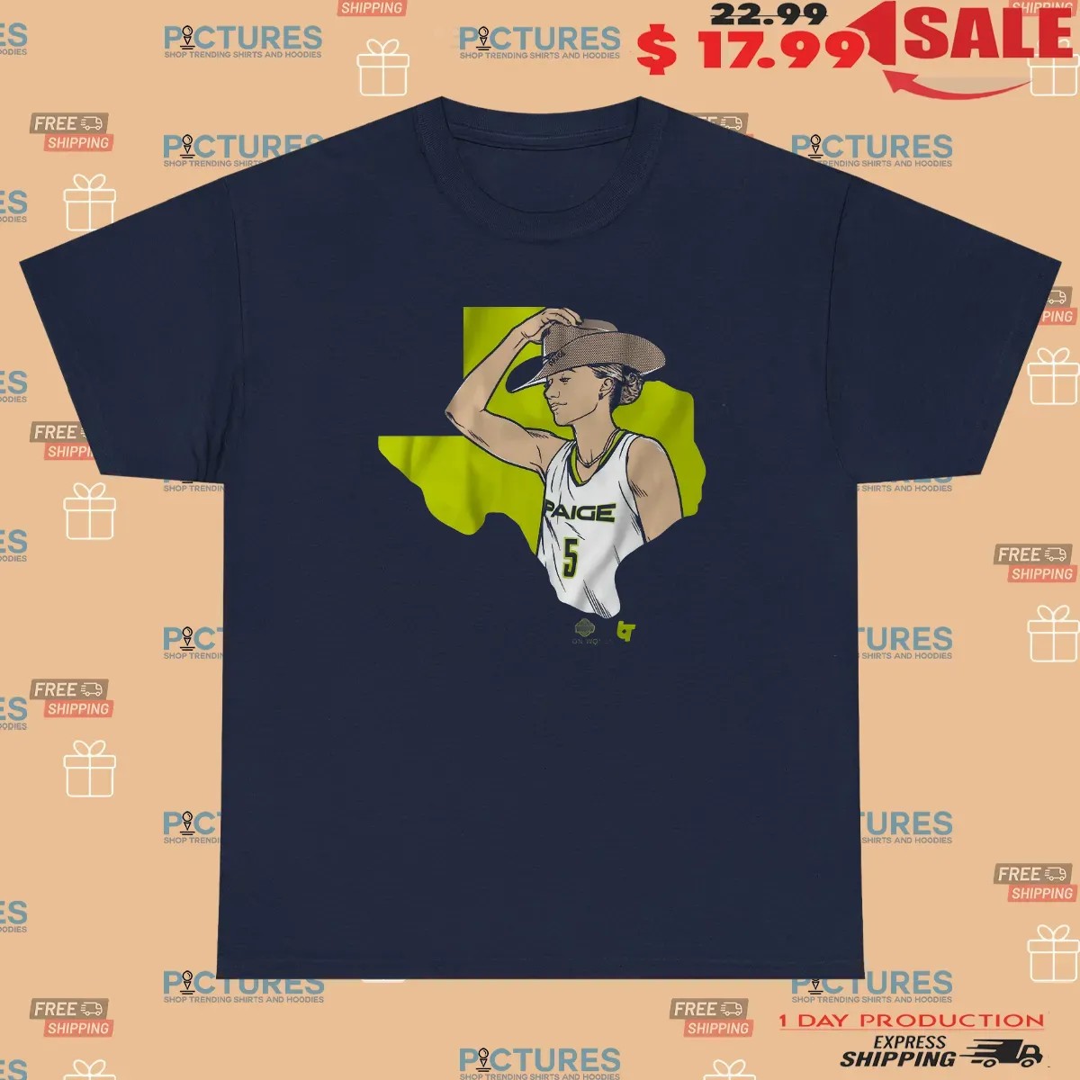 Paige Bueckers Cowboy Bueckers Map T Shirt