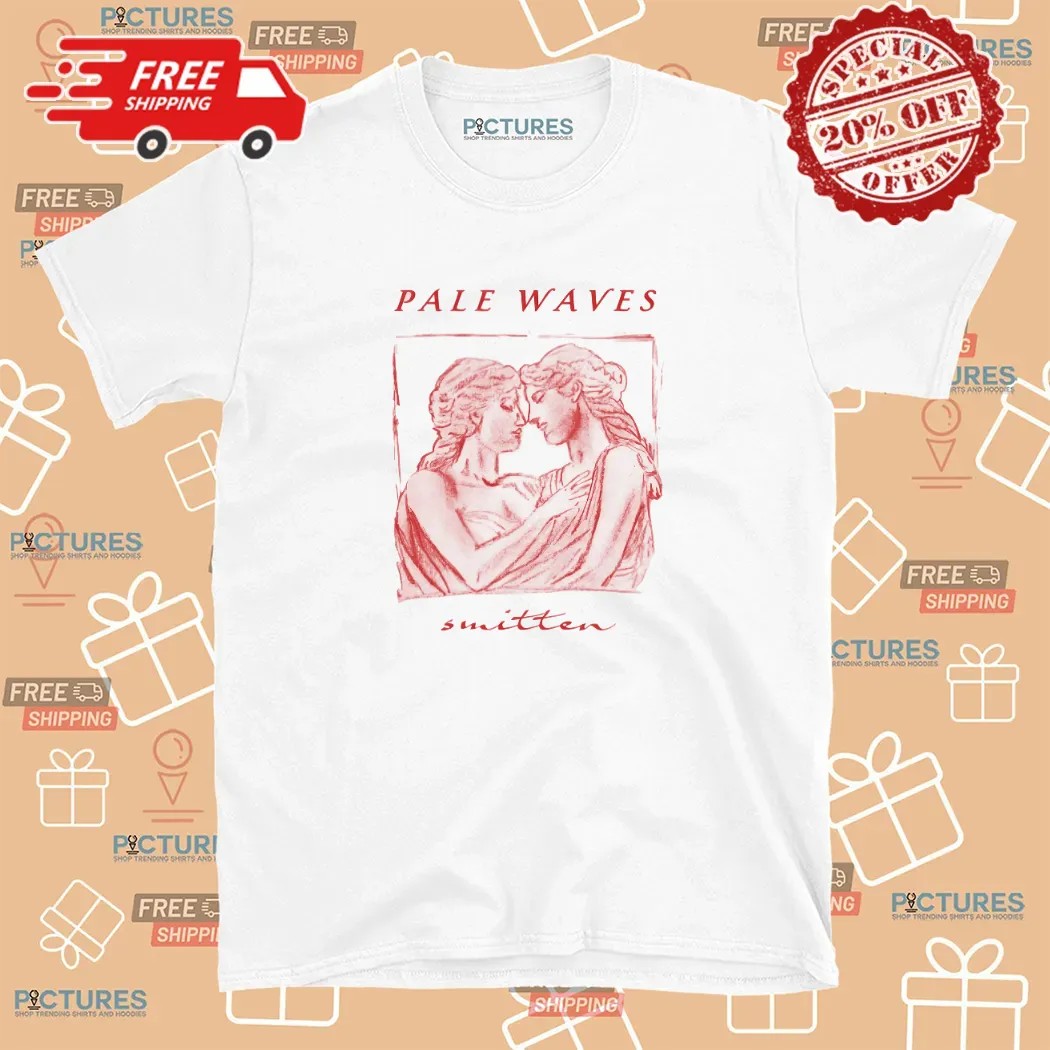 Pale Waves Smitten Slim T Shirt Pale Waves Smitten Slim T Shirt