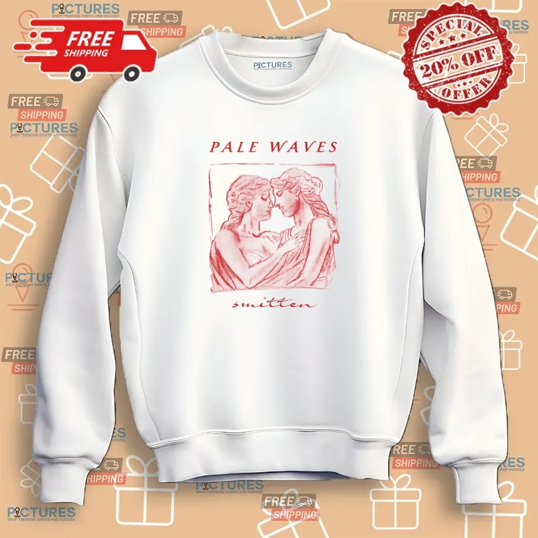 Pale Waves Smitten Slim T Shirt Pale Waves Smitten Slim T Shirt